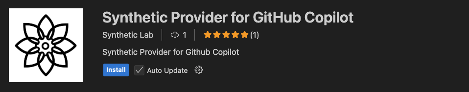 Synthetic Provider VS Code Extension
